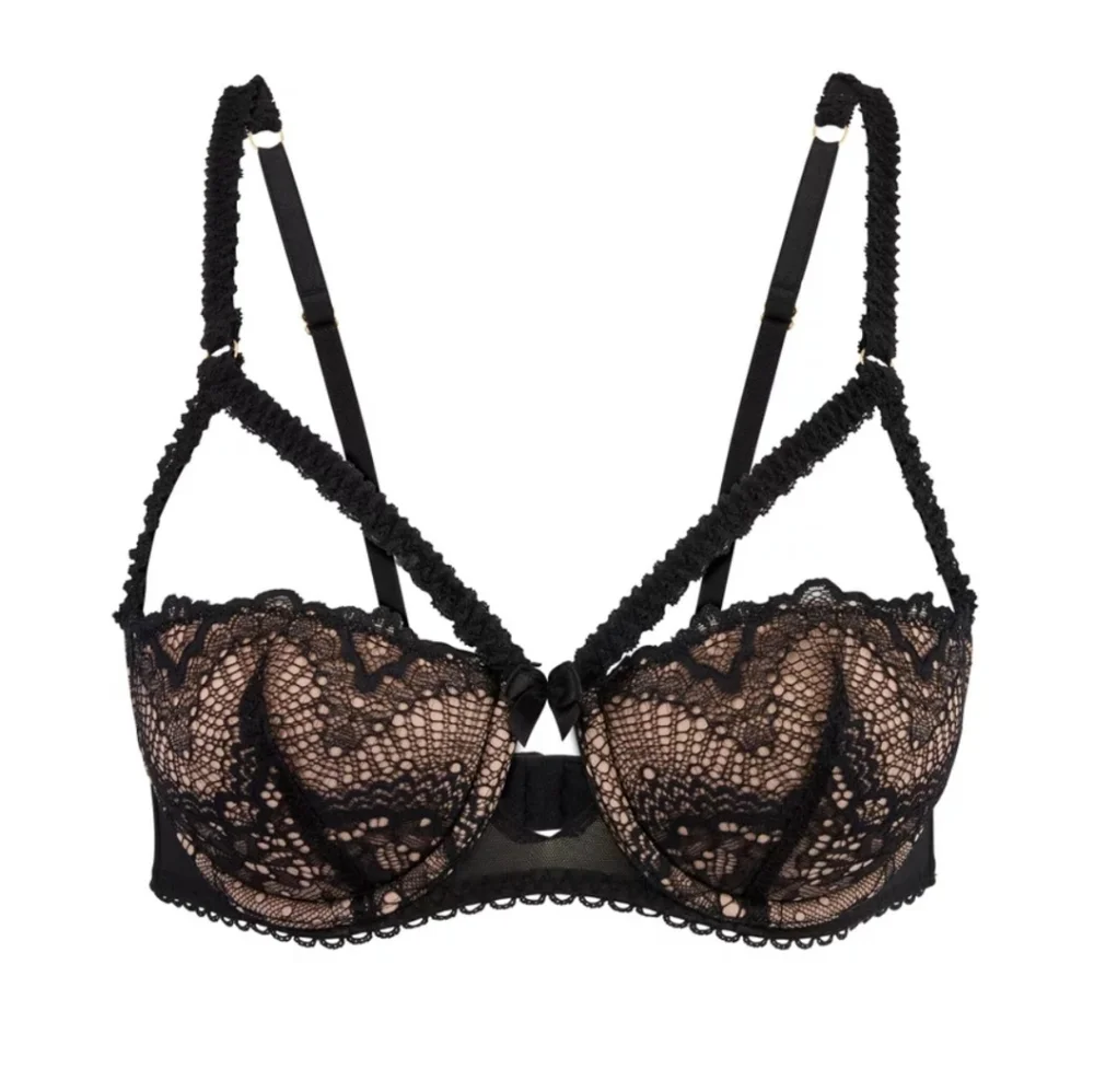 Lace Black and Tan Bra - Picture 1 of 6